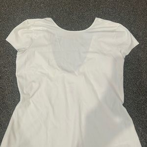White Nike yoga shirt